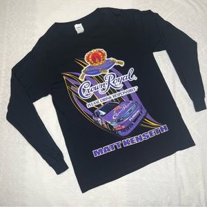 NASCAR MATT KENSETH #17 CROWN ROYAL PLEASE DRINK RESPONSIBLY LONG SLEEVE